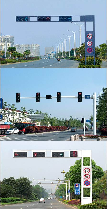 指挥交通的信号灯灯杆的分类
